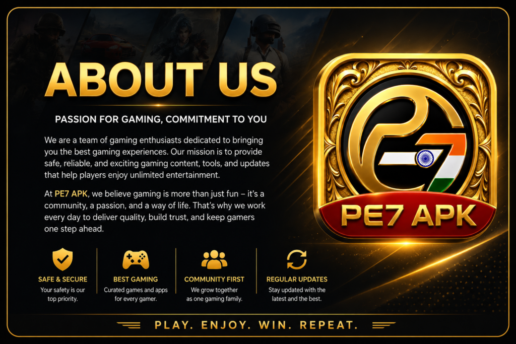 PE7 GAME - About us